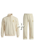 HONEY BEIGE HALF-ZIP-SWEATER & JOGGER BUNDLE