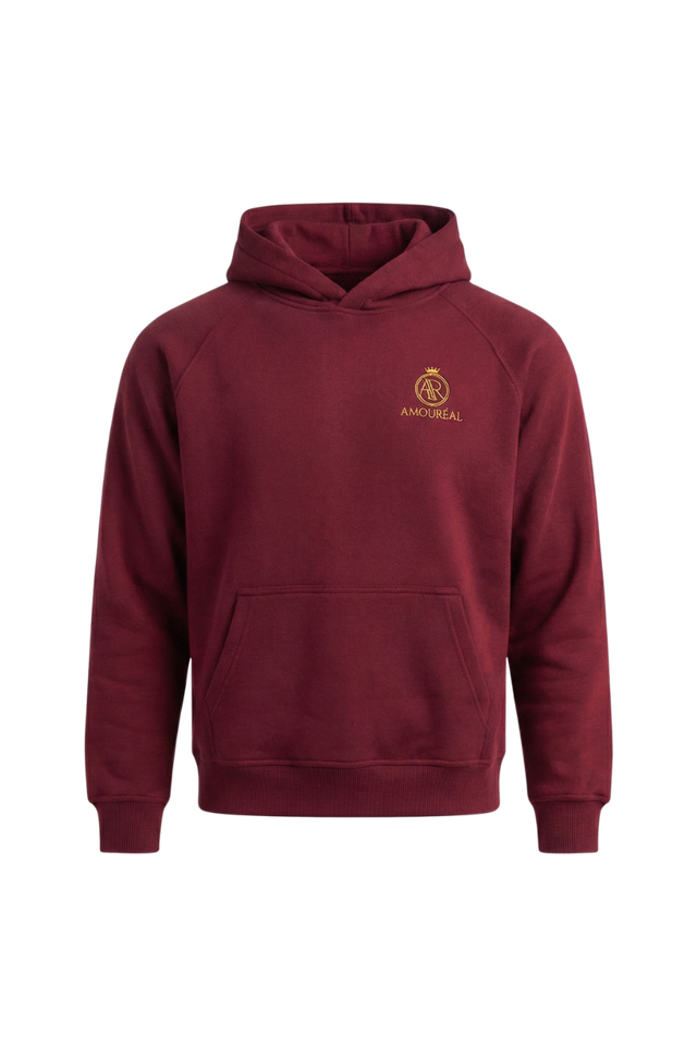 HOODIE WINE RED