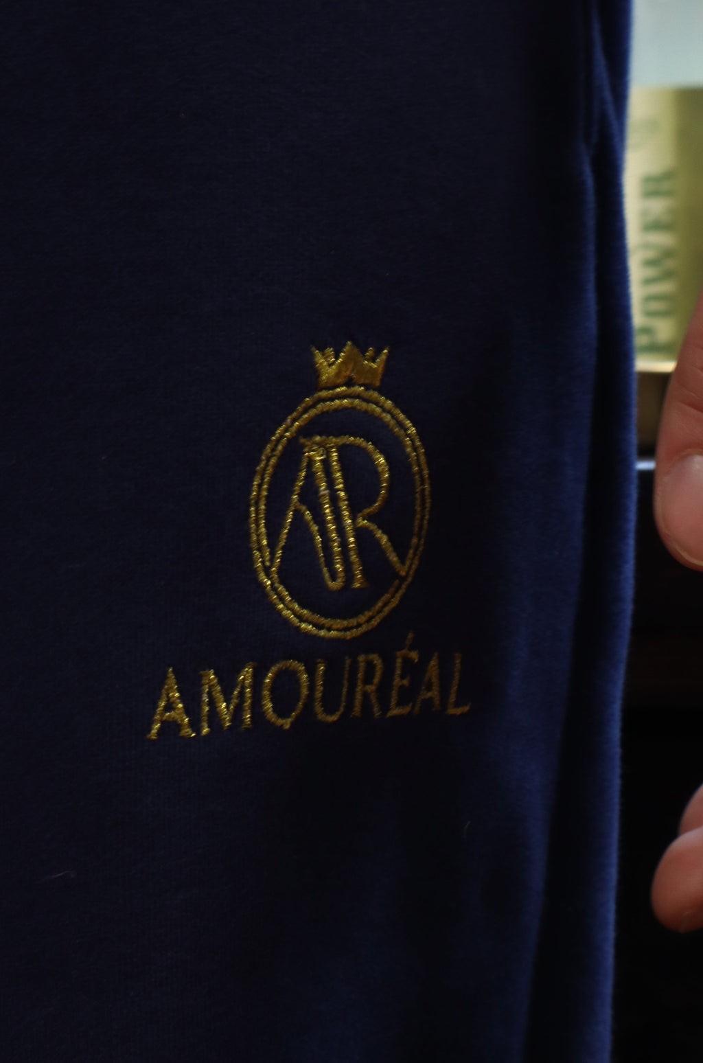 OPEN LEG JOGGER MIDNIGHT BLUE