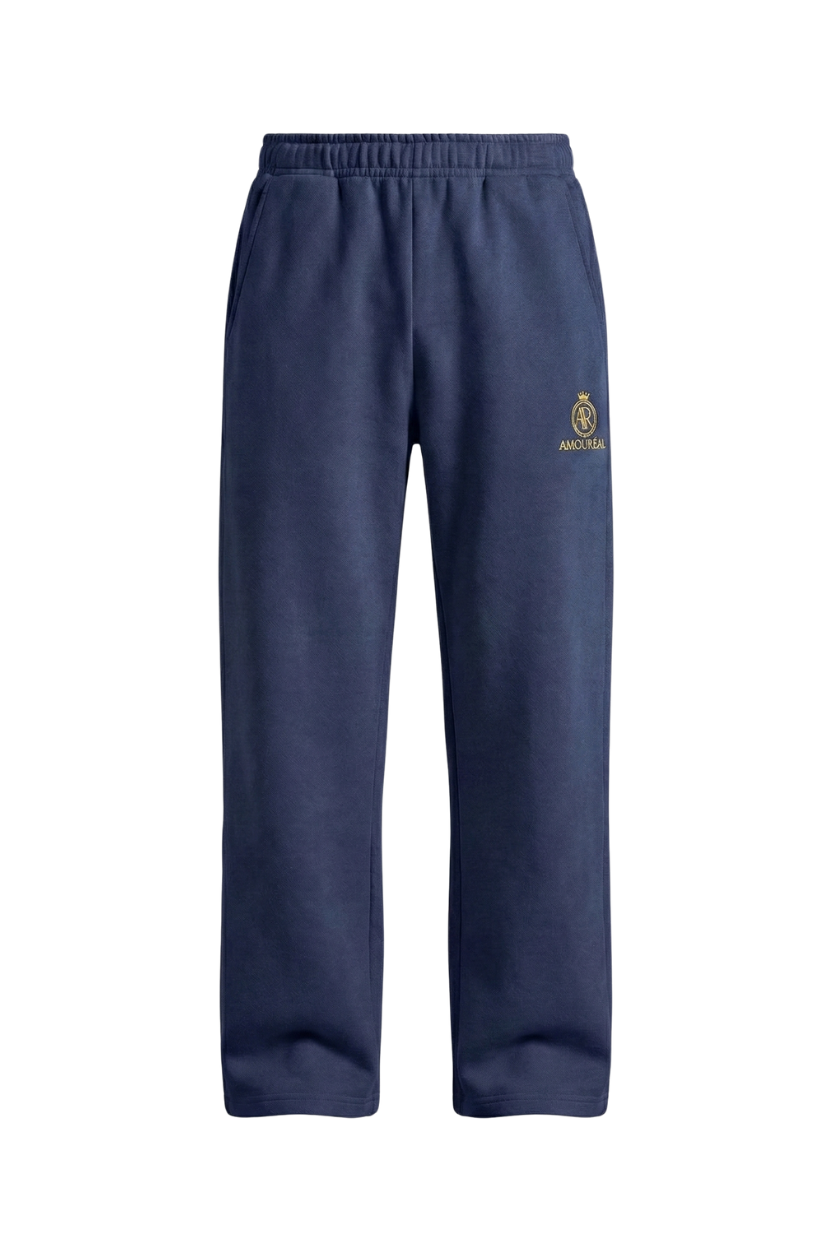 AMOURÉAL Open Leg Jogger midnight blue