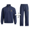 MIDNIGHT BLUE HALF-ZIP-SWEATER & JOGGER BUNDLE