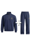 MIDNIGHT BLUE HALF-ZIP-SWEATER & JOGGER BUNDLE